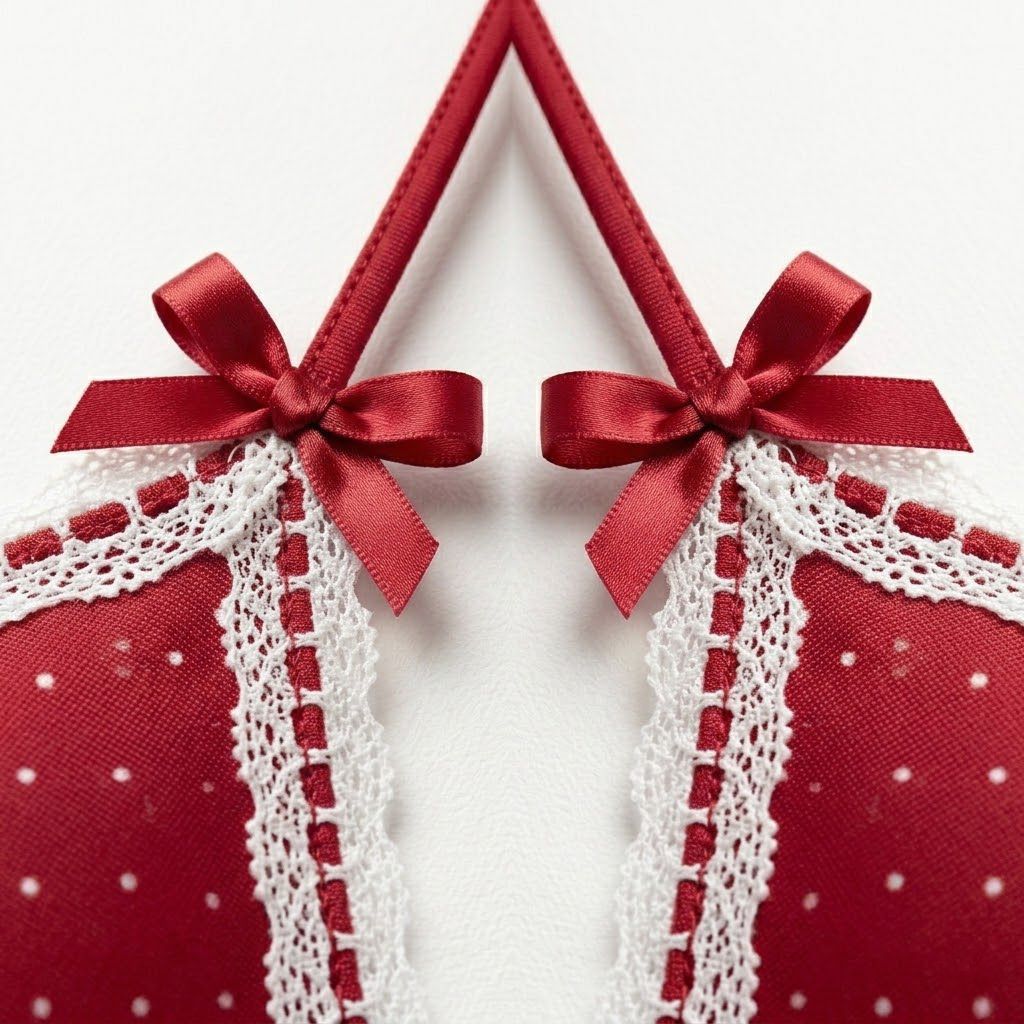 Riviera Polka Dot Lace-Trim Bikini Set