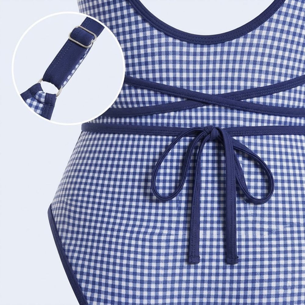 Biarritz Gingham Cutout One-Piece