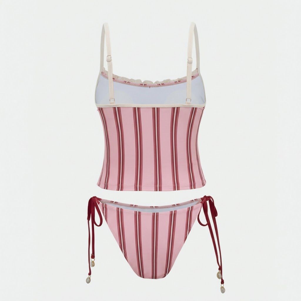 Corsica Striped Cami Bikini Set